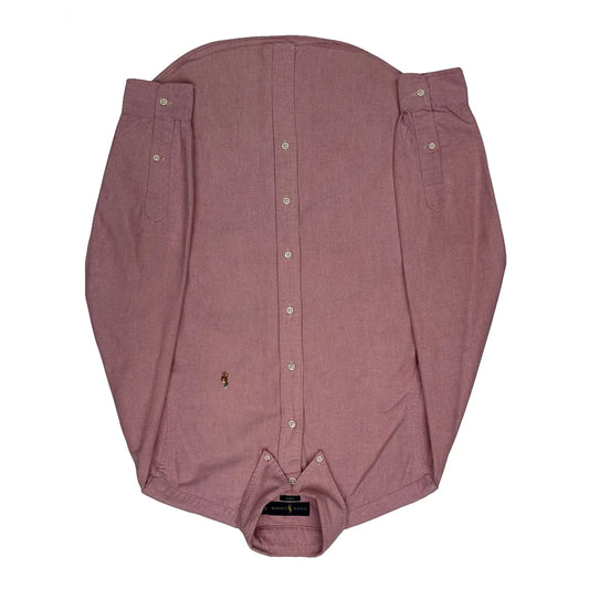 Ralph Lauren Slim Fit Shirt - Small Red Cotton