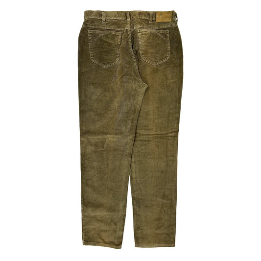 Vintage Lee Cord Trousers - 34″ Waist Brown Corduroy