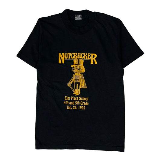 Nutcracker School Show Fruit Of The Loom Graphic T-Shirt - Small Black Cotton Blend