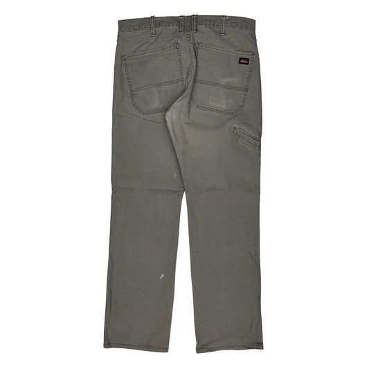 Dickies Carpenter Trousers - 33W 32L Grey Cotton