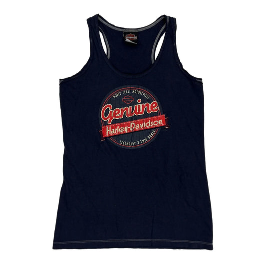 Motorcycles Harley Davidson Vest - Small Navy Cotton