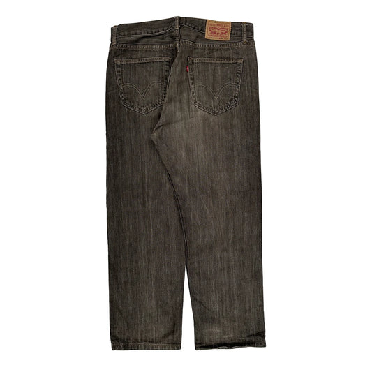 Levis 501 Jeans - 35W 30L Grey Cotton