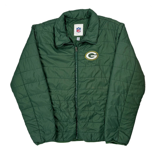 Green Bay Packers Nfl Puffer - Large Green Polyester
