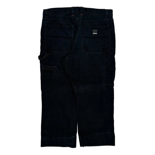 Die Hard Carpenter Trousers - 36W 25L Black Cotton
