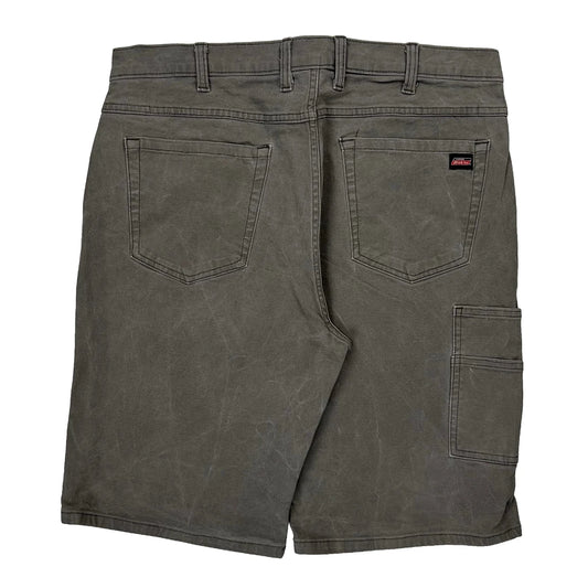 Dickies Carpenter Shorts - 33W 11L Grey Cotton