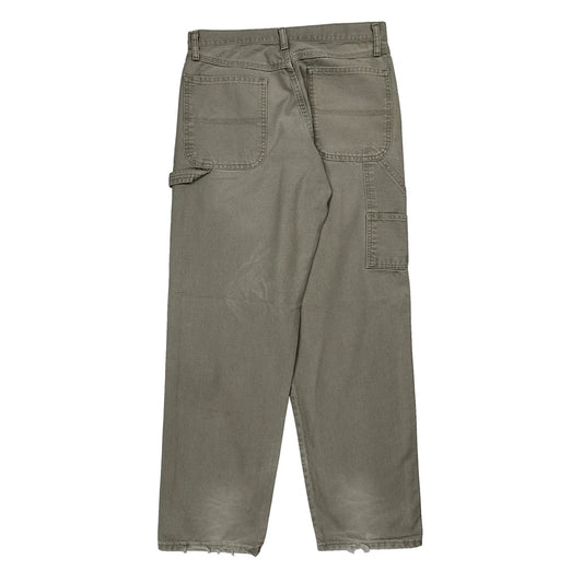 Unbranded Carpenter Trousers - 32W 34L Grey Cotton