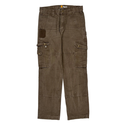 Carhartt Cargo Trousers - 32W 33L Brown Cotton
