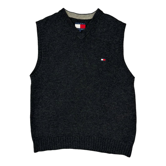 Tommy Hilfiger Sweater Vest - Medium Grey Wool
