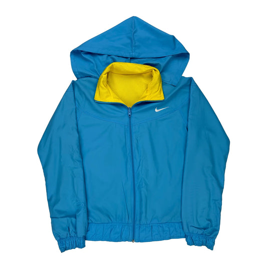 Age 12-13 Nike Reversible Windbreaker - Large Blue Polyester