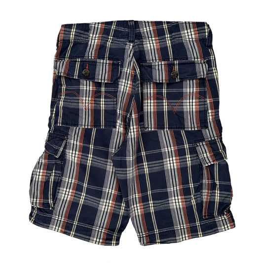 Levis Checked Cargo Shorts - 31W 10L Multicoloured Cotton