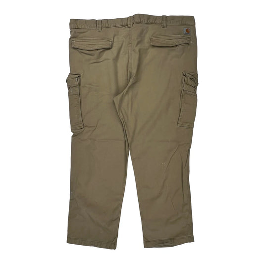 Carhartt Cargo Trousers - 44W 28L Khaki Cotton