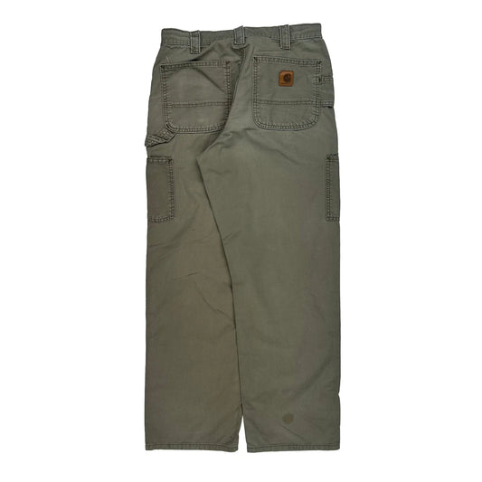 Carhartt Carpenter Trousers - 31W 30L Grey Cotton