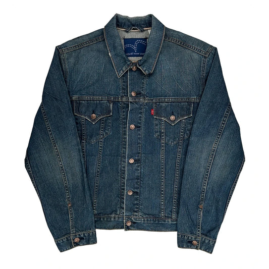 Levis Slim Denim Jacket - XL Blue Cotton
