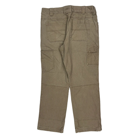Unbranded Cargo Trousers - 34W 30L Khaki Cotton
