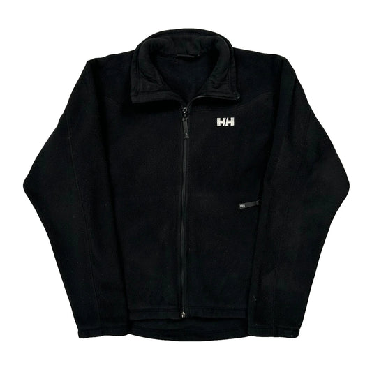 Vintage Helly Hansen Fleece Jacket - Medium Black Polyester