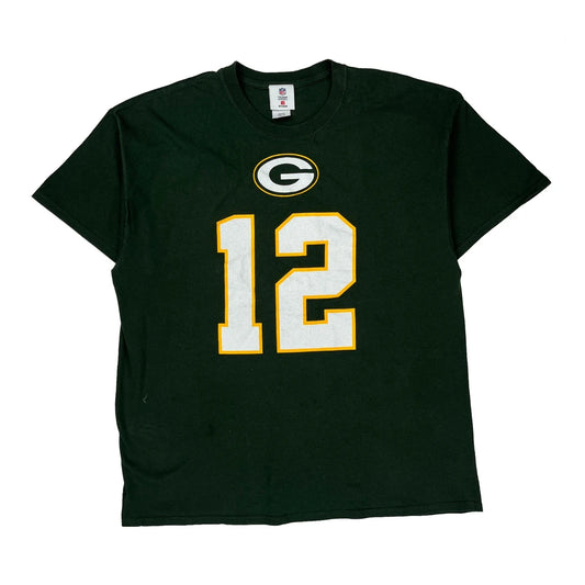 Green Bay Packers N.F.L. Team Apparel Football Shirt - XL Green Cotton