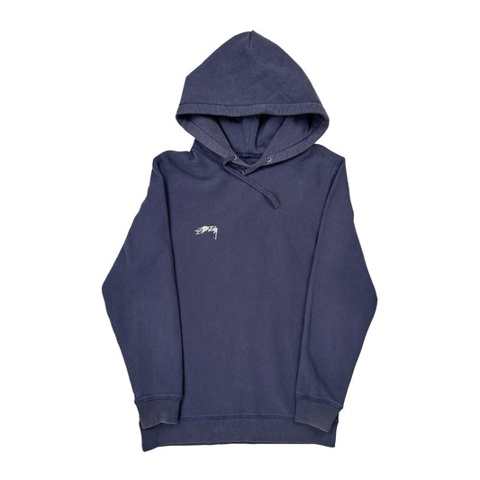 Stussy Hoodie - Medium Blue Cotton
