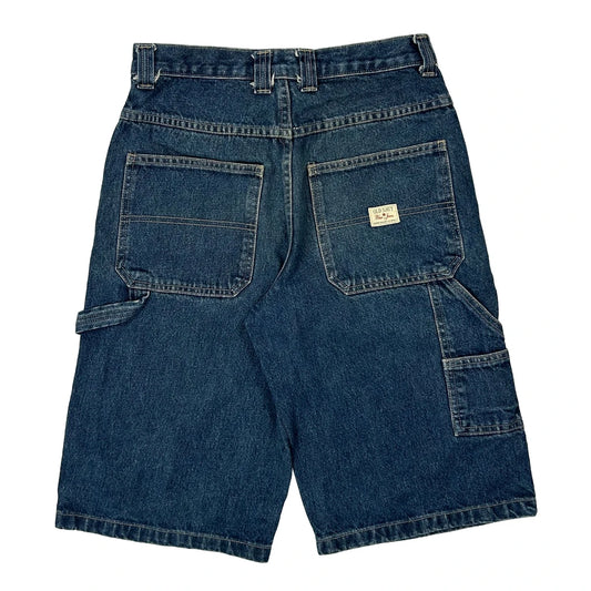 Age 14-16 Old Navy Carpenter Shorts - 28W 13L Blue Denim