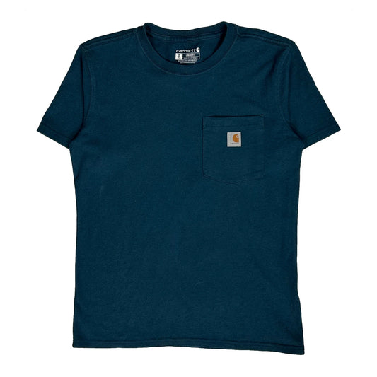 Carhartt T-Shirt - XS Blue Cotton