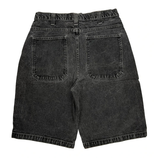 Unbranded Hip Hop Denim Shorts - 32W 11L Grey Denim