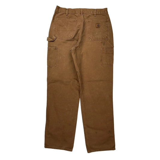 Carhartt Carpenter Trousers - 32W 31L Brown Cotton
