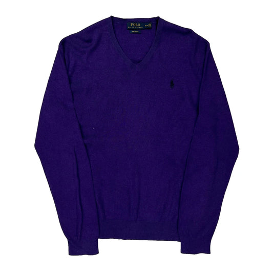 Polo By Ralph Lauren Jumper - Medium Purple Cotton