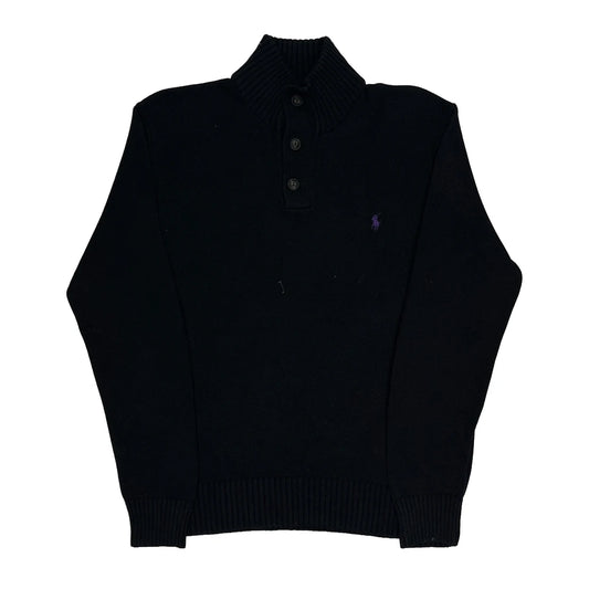 Polo By Ralph Lauren Jumper - Large Black Cotton