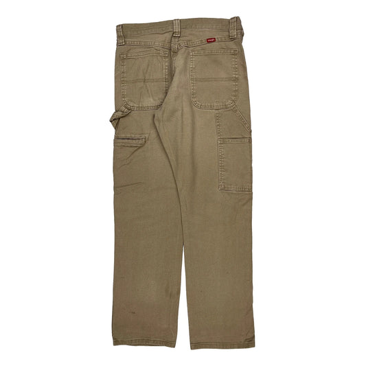 Wrangler Cargo Carpenter Trousers - 31W 32L Beige Cotton