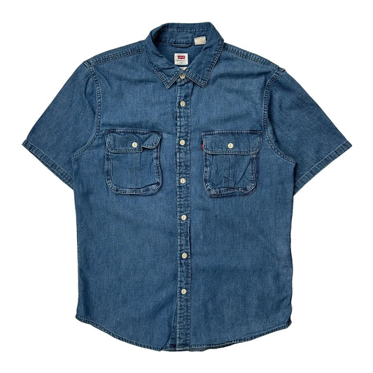 Levis Denim Shirt - Small Blue Denim