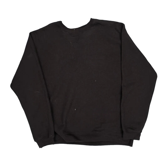 Carhartt Sweatshirt - 2XL Black Cotton Blend