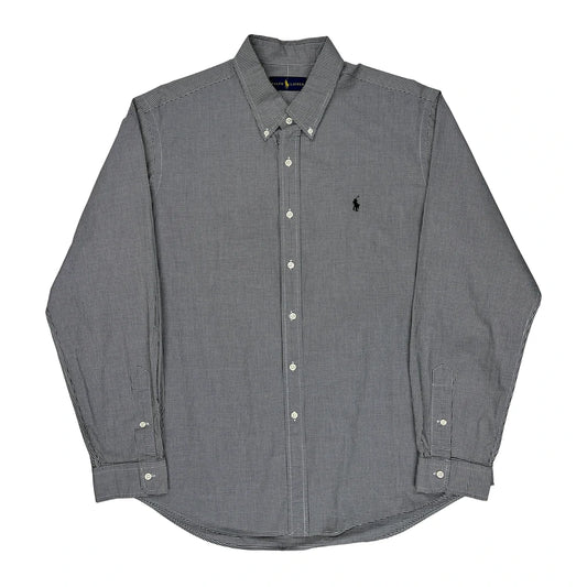 Ralph Lauren Checked Shirt - XL Gray Cotton