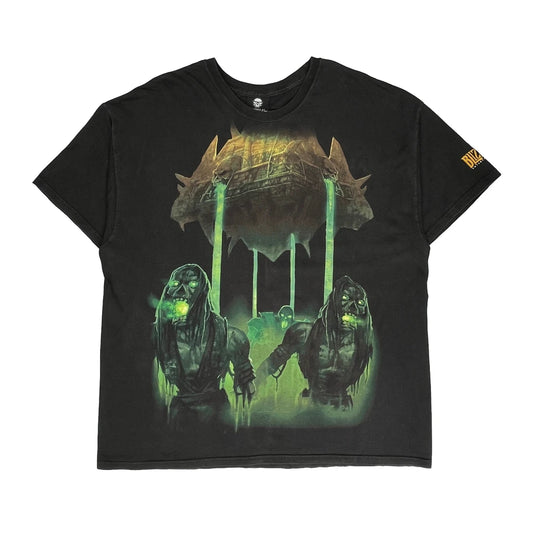 Vintage Tcg Invasion 2009 Blizzard Graphic T-Shirt - 2XL Black Cotton
