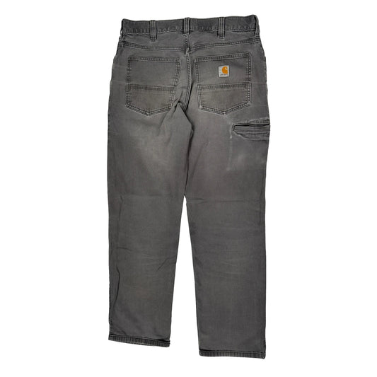 Carhartt Carpenter Trousers - 32W 32L Grey Cotton