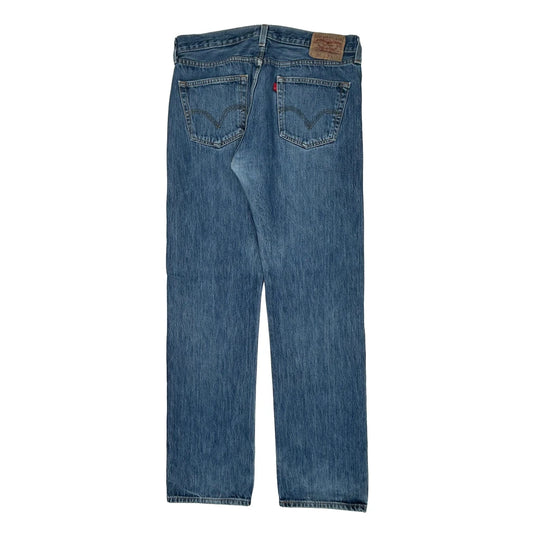 501 Levis Jeans - 36W 35L Blue Cotton