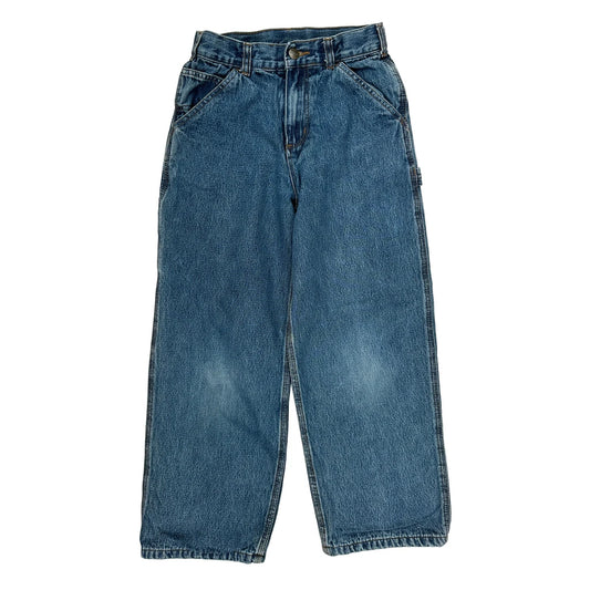 Age 10 Carhartt Carpenter Jeans - Medium Blue Cotton