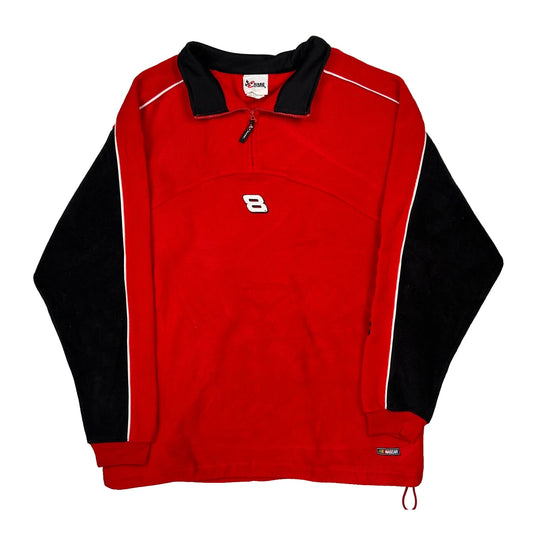 Dale Jr Chase Authentics Nascar Long Sleeve T-Shirt - Large Red Polyester