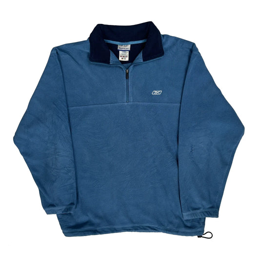 Reebok Fleece - Large Blue Polyester