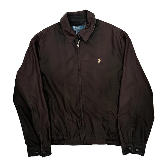 Polo By Ralph Lauren Harrington Jacket - Medium Black Polyester