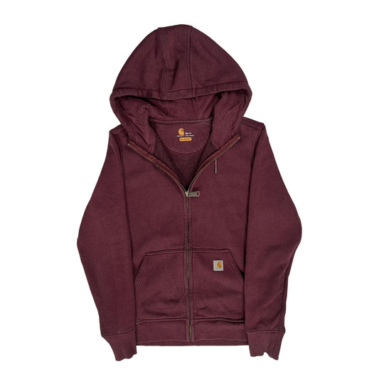 Carhartt Hoodie - Medium Burgundy Cotton