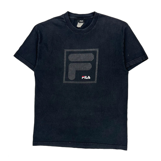 Fila T-Shirt - Large Black Cotton