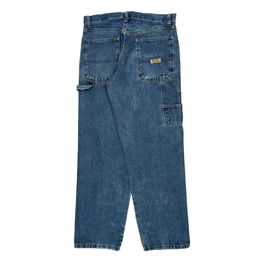 Wrangler Carpenter Jeans - 30W 30L Blue Cotton