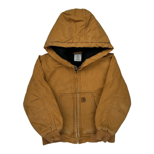Age 4 Carhartt Jacket - 2XS Brown Cotton