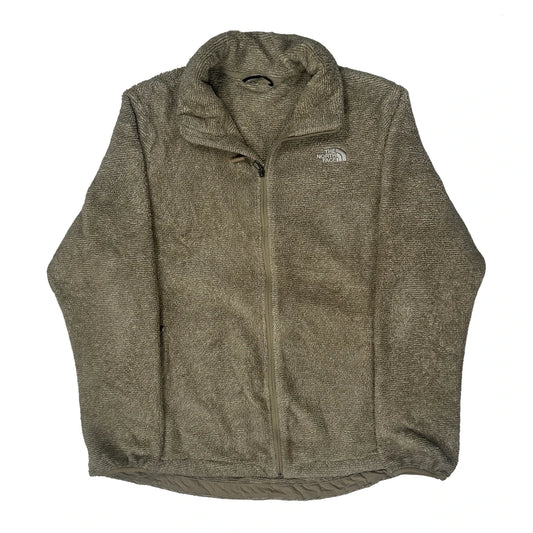 The North Face Fleece Jacket - Large Beige Polyester