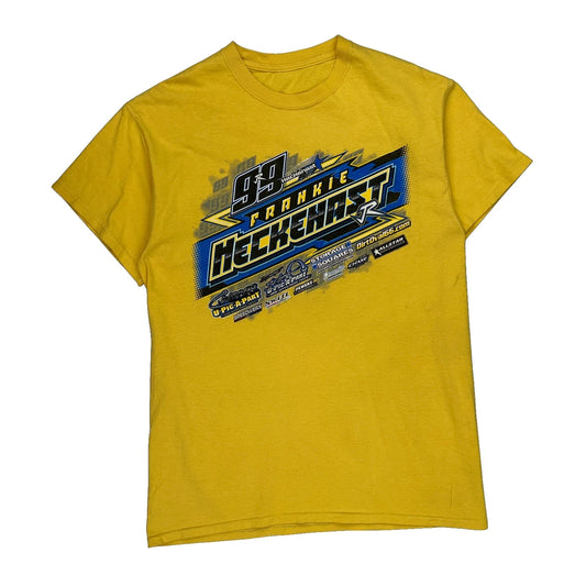 Frankie Heckenast Jr. Unbranded Graphic T-Shirt - Small Yellow Cotton