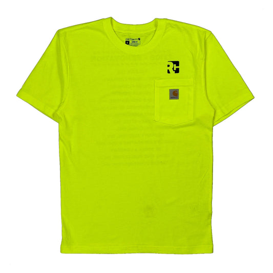 Renovation Project Team Carhartt T-Shirt - Small Yellow Cotton