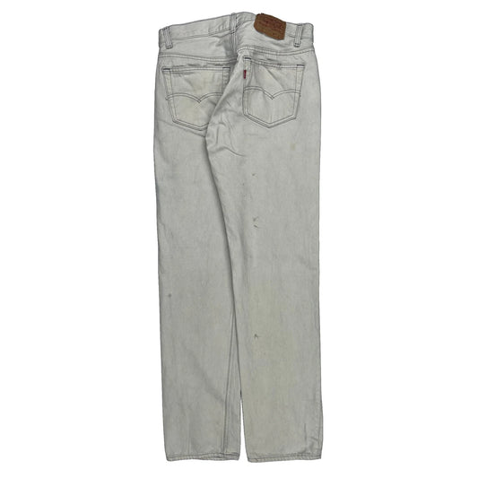 Levis Jeans - 32W 33L White Cotton