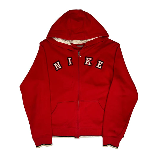 Nike Spellout Hoodie - XL Red Cotton