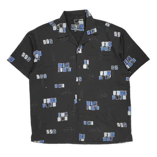 Vincent James Hip Hop Hawaiian Shirt - XL White Polyester