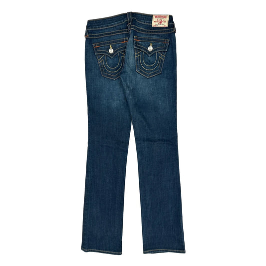 Vintage Billy True Religion Contrast Stitch Jeans - 29W UK 8 Blue Cotton
