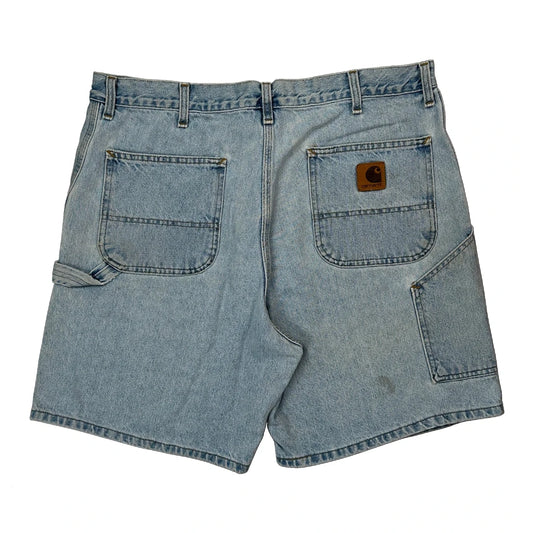 Carhartt Denim Shorts - 36W 9L Light Wash Denim